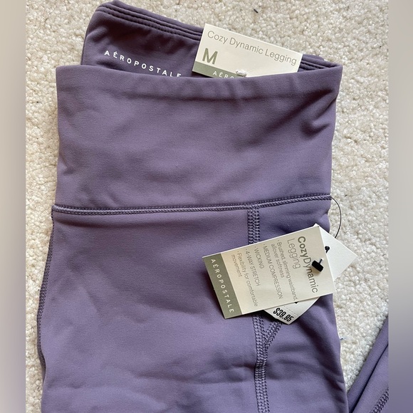 Purple Aeropostale Cozy Dynamic Leggings - Picture 3 of 3